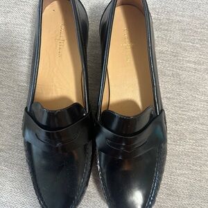 Cole Haan women’s  Black Leather Slip-On Loafers